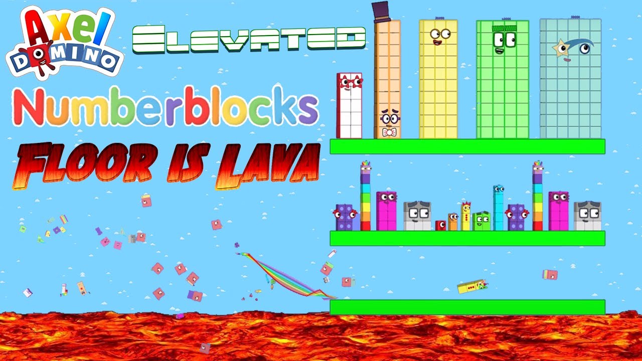 Numberblocks: Floor is Lava Challenge 🌋