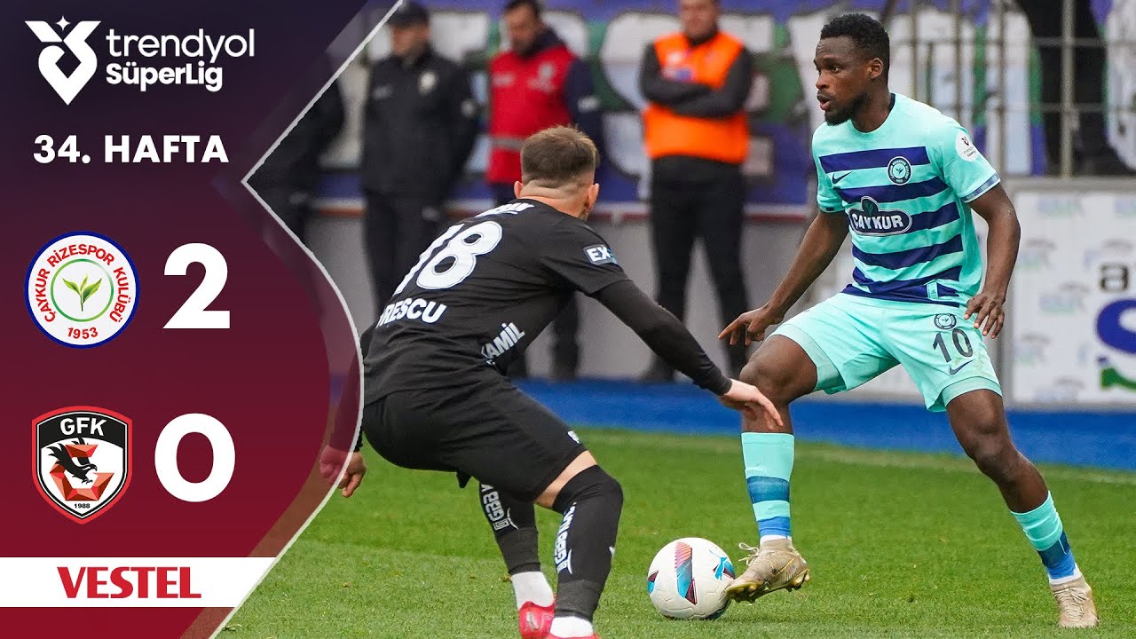 Vestel & Çaykur Rizespor vs Gaziantep FK Highlights 2024