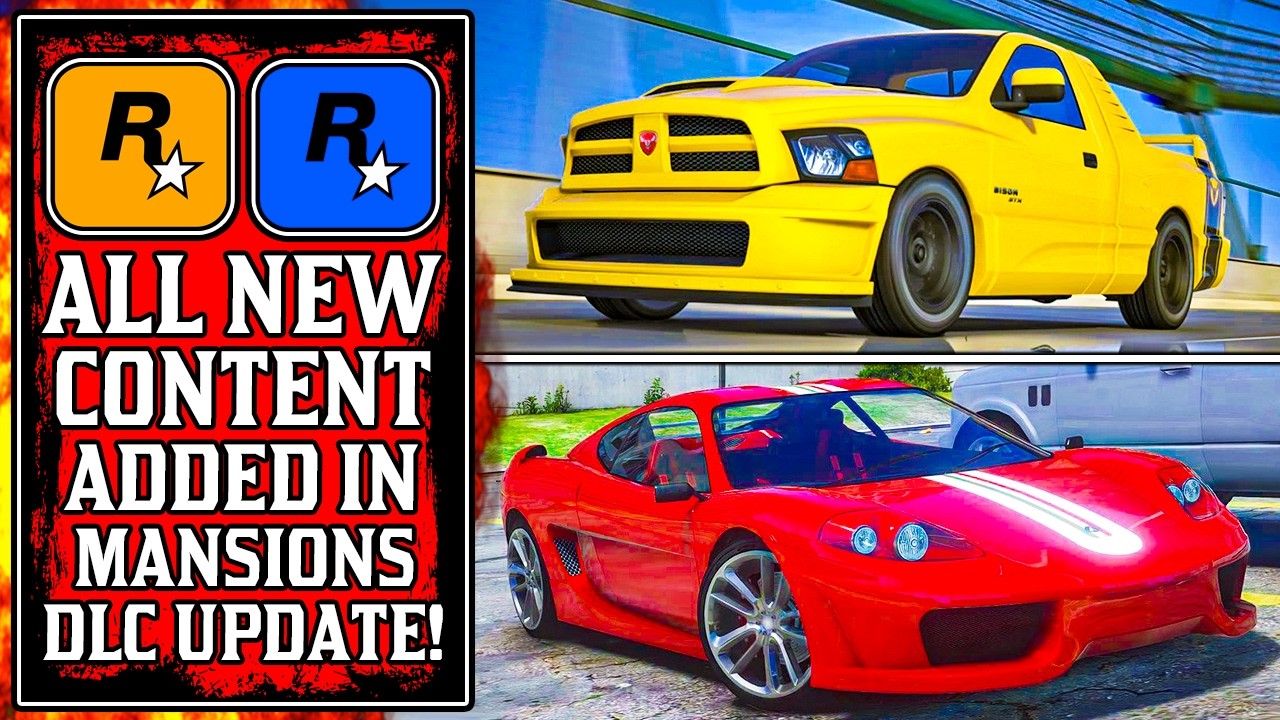 EVERYTHING *NEW* in GTA Online Mansions UPDATE! ALL GTA Online DLC Update Content (GTA5 New Update)