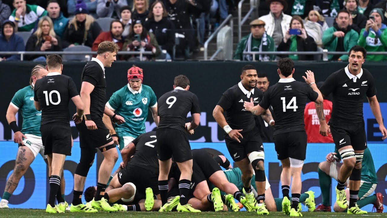 All Blacks' Thrilling Comeback Nearly Tops Ireland in Chicago 🏉