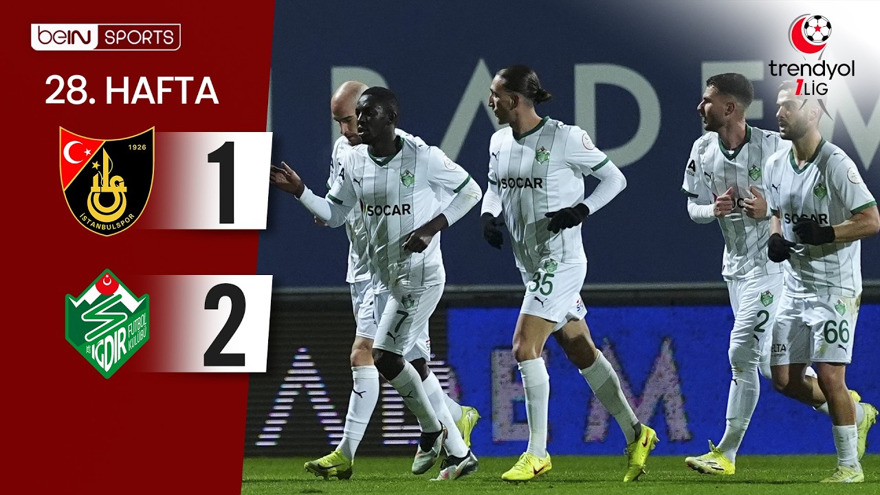 İstanbulspor (1-2) Iğdır FK | 28. Hafta Maç ÖZETİ | Trendyol 1. Lig - 2025/26
