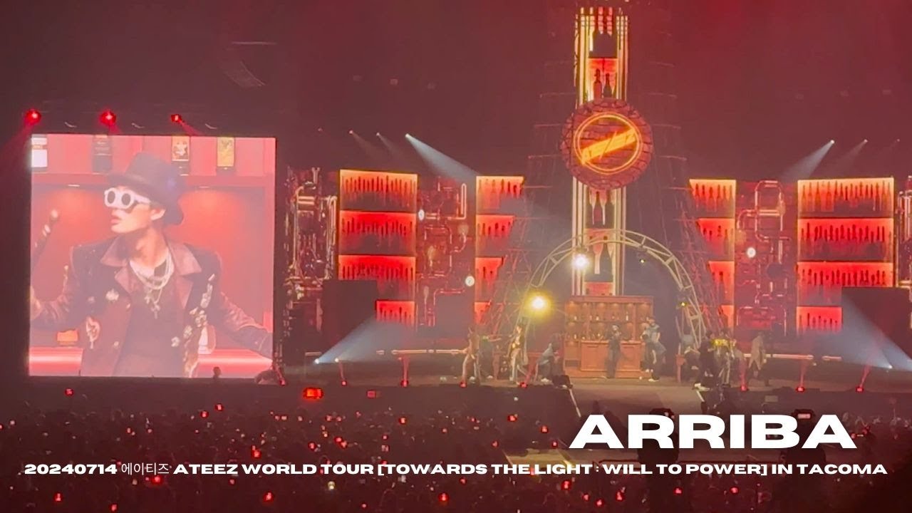 20240714 에이티즈 ATEEZ WORLD TOUR [TOWARDS THE LIGHT : WILL TO POWER] IN TACOMA : ARRIBA