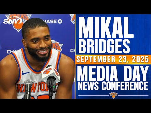 Mikal Bridges on taking less than max in contract extension with Knicks