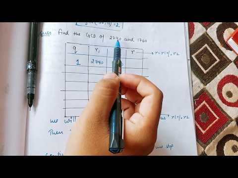 Euclidean Algorithm Numericals in Cryptography | Abhishek Sharma
