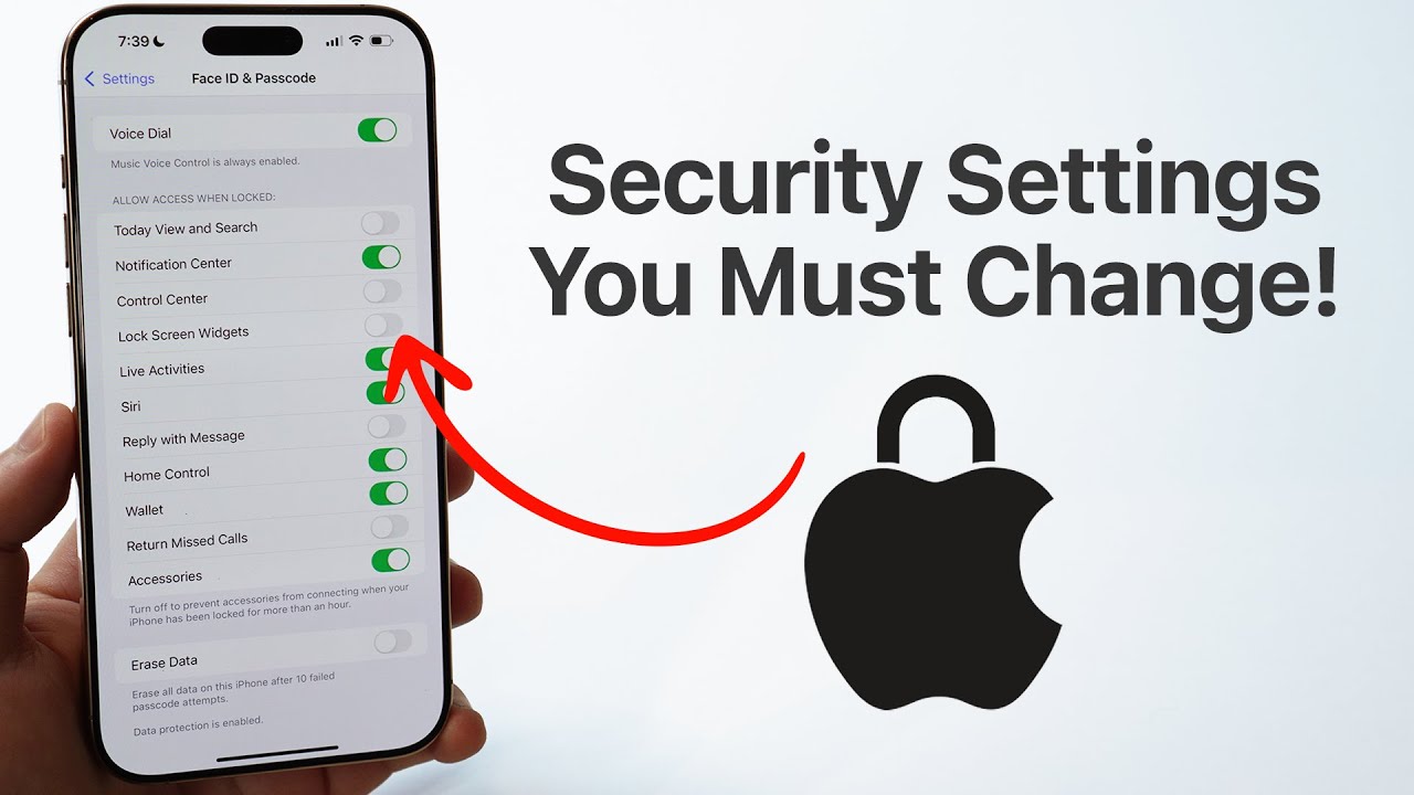 Must-Change iPhone Security Settings 🔒