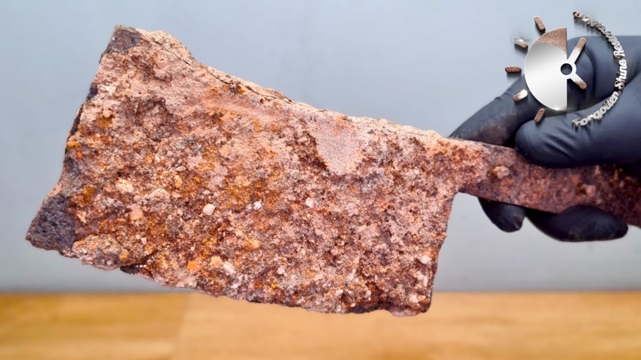 Black Cleaver Restoration with Ebony Handle 🗡️