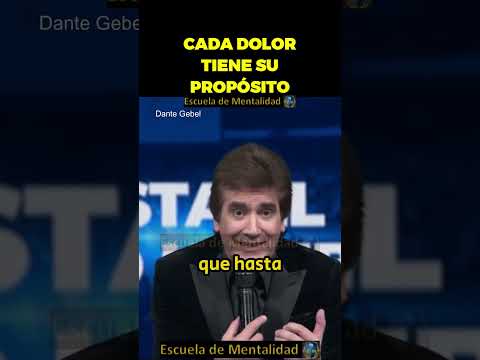 👉Cada dolor tiene su propósito Dante Gebel #reflexionescortasdantegebel #reflexiones