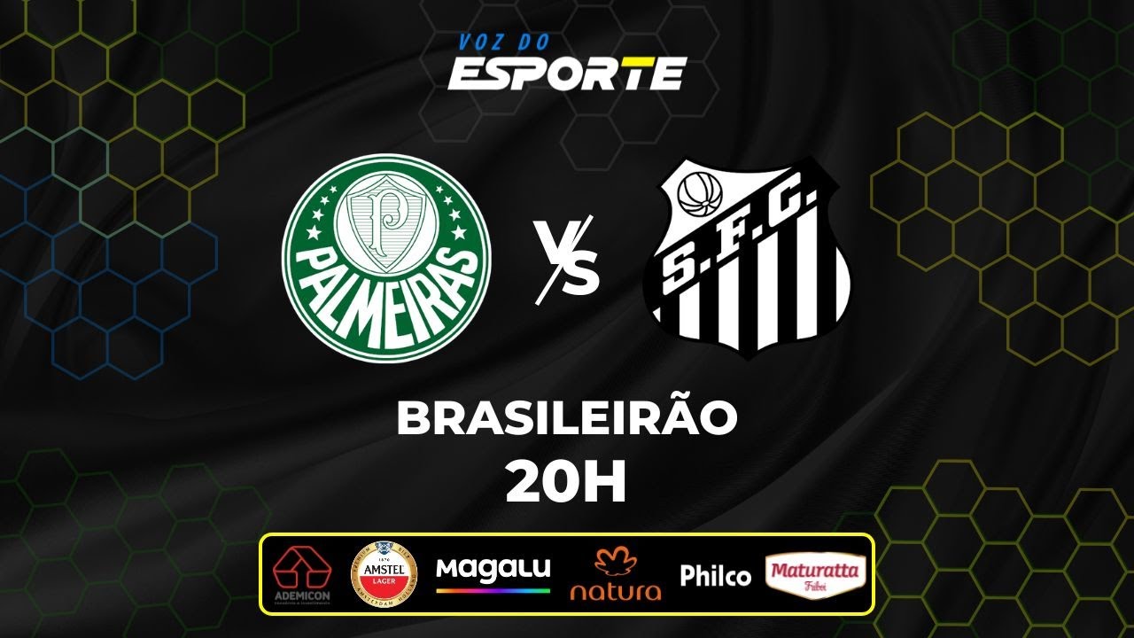 Palmeiras vs Santos AO VIVO | Campeonato Brasileiro 06/11/2025 ⚽