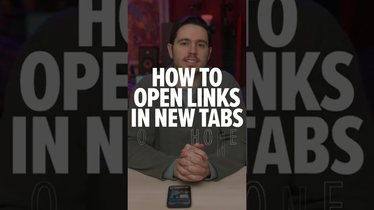 Open Links in New Safari Tab on iPhone 📱