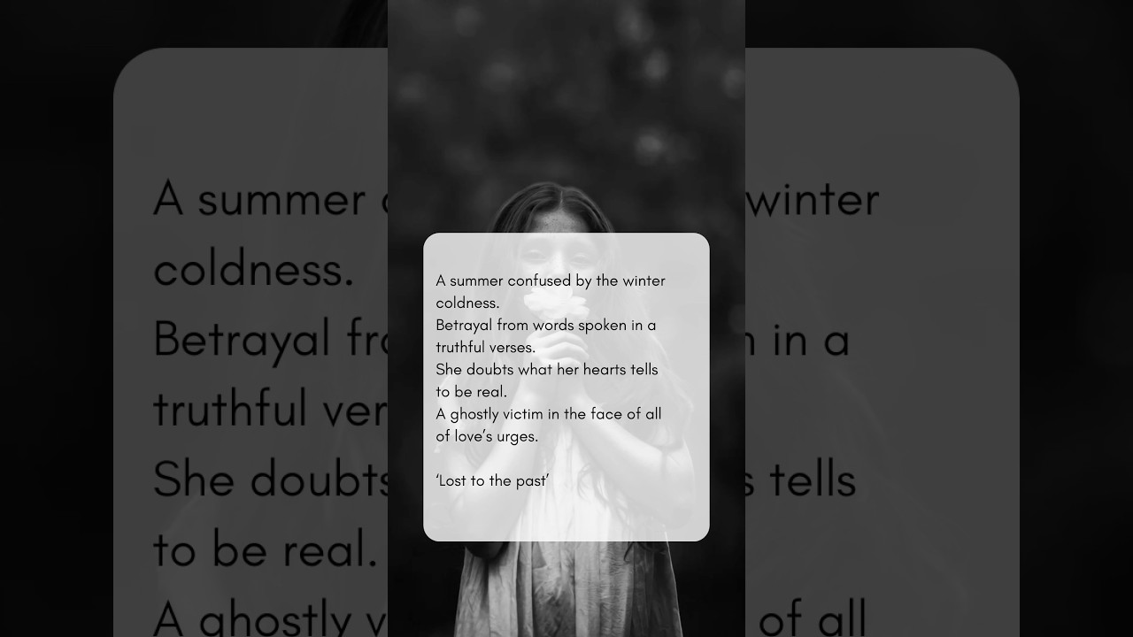 Lost to the Past: A Poignant Reflection ✨