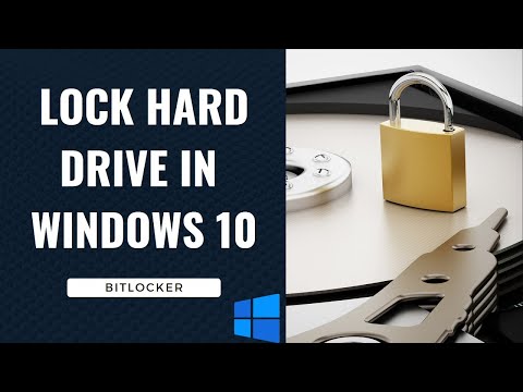 How to Lock Drive in Windows 10 | Password Protect Hard Drive using BitLocker