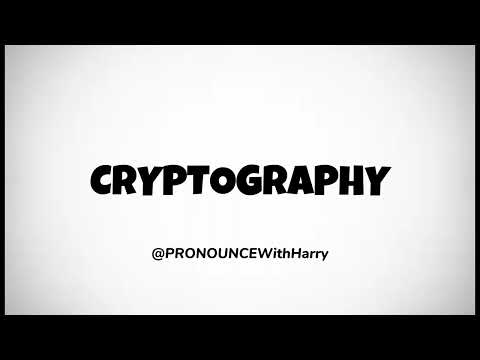 How To Pronounce The Word CRYPTOGRAPHY