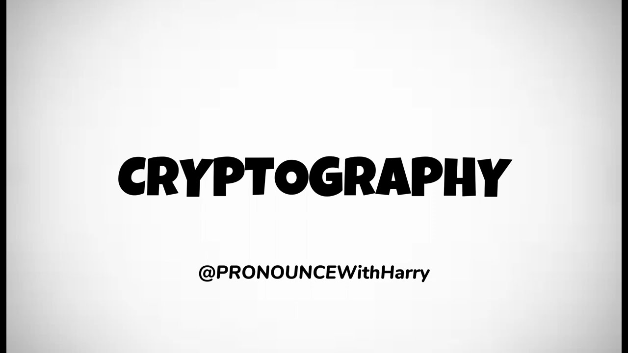 Learn How to Pronounce 'Cryptography' Correctly 🔊