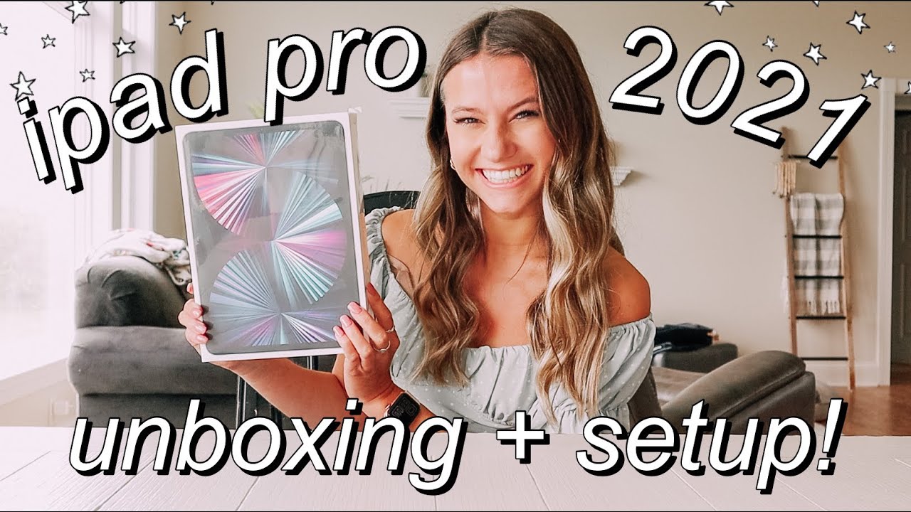iPad Pro 2021 *M1* UNBOXING + SETUP! (silver, 11 inch, 128gb)