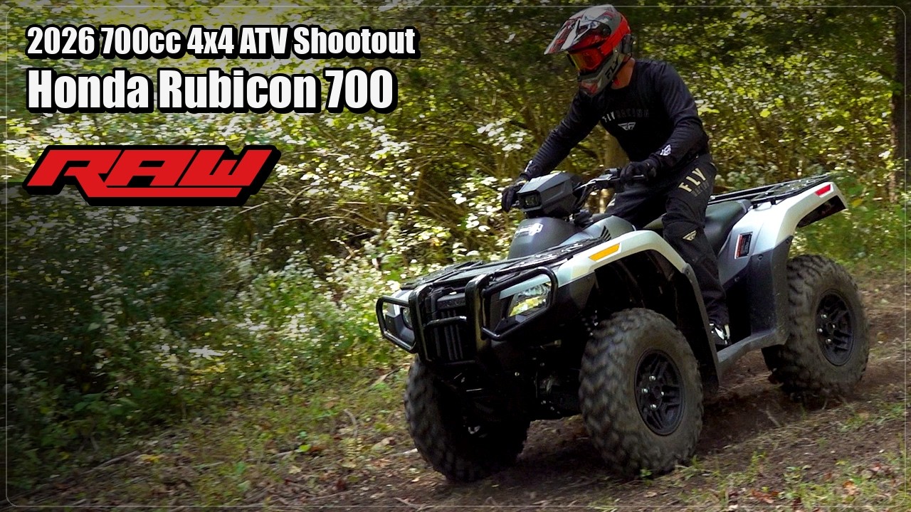2026 Honda Rubicon 700 4x4 ATV RAW Test