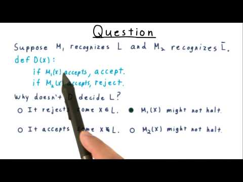 Decidability Exercise Solution - Georgia Tech - Computability, Complexity, Theory: Computability