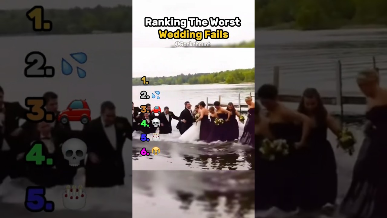 Top 10 Wedding Fails π