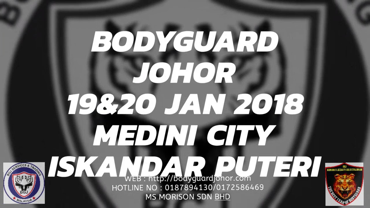 BODYGUARD JOHOR - Pengiring Media & Selebriti Toyota Gazoo Racing 19 & 20 Jan 2018
