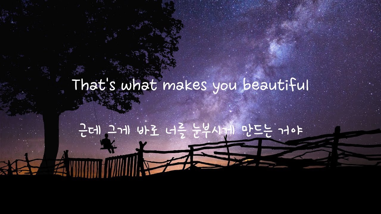 One Direction - What Makes You Beautiful (Korean Subtitles and Lyrics Translation)