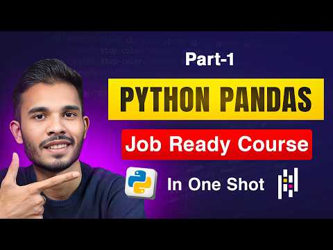 Pandas for Data Analysis In Python | Sagar Chouksey | Part-1