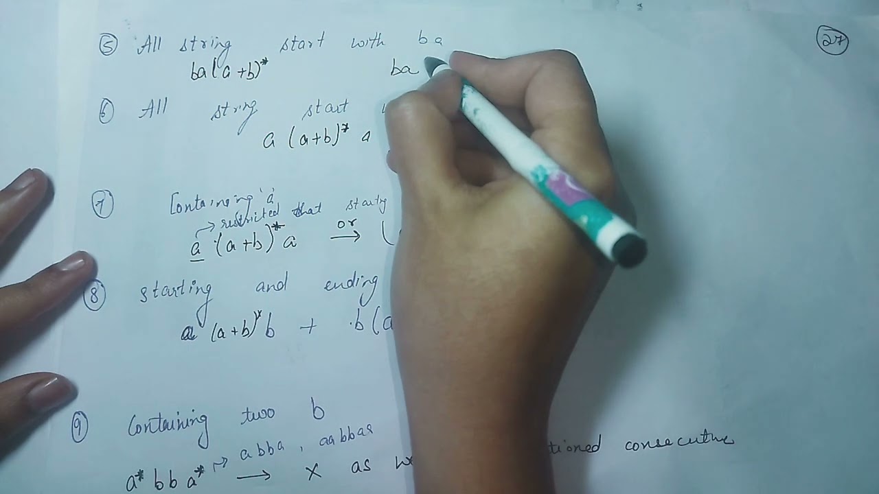 L-14 Regex Example with Infinite Language 📚
