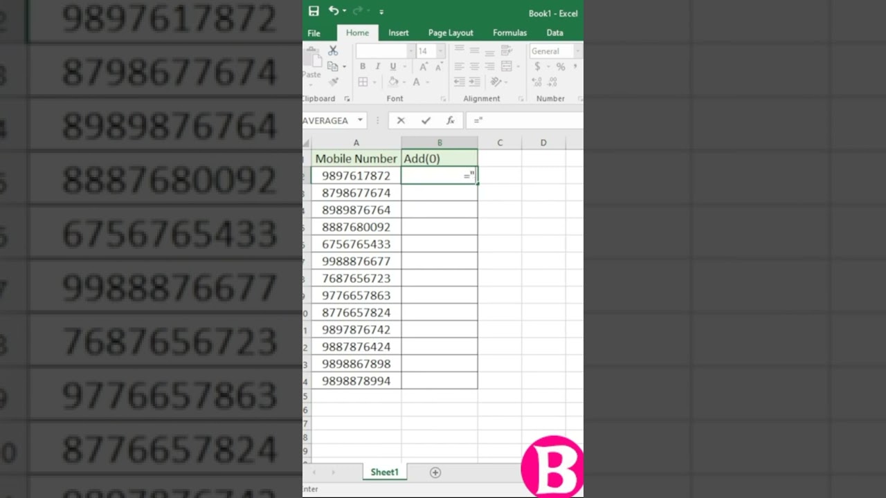 Add Leading Zero in Excel Numbers 🧮