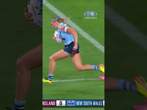 Are you KIDDING!? 🤯🤯🤯 Women's #Origin | LIVE and EXCLUSIVE on 9Now #9WWOS #NRL #NRLW