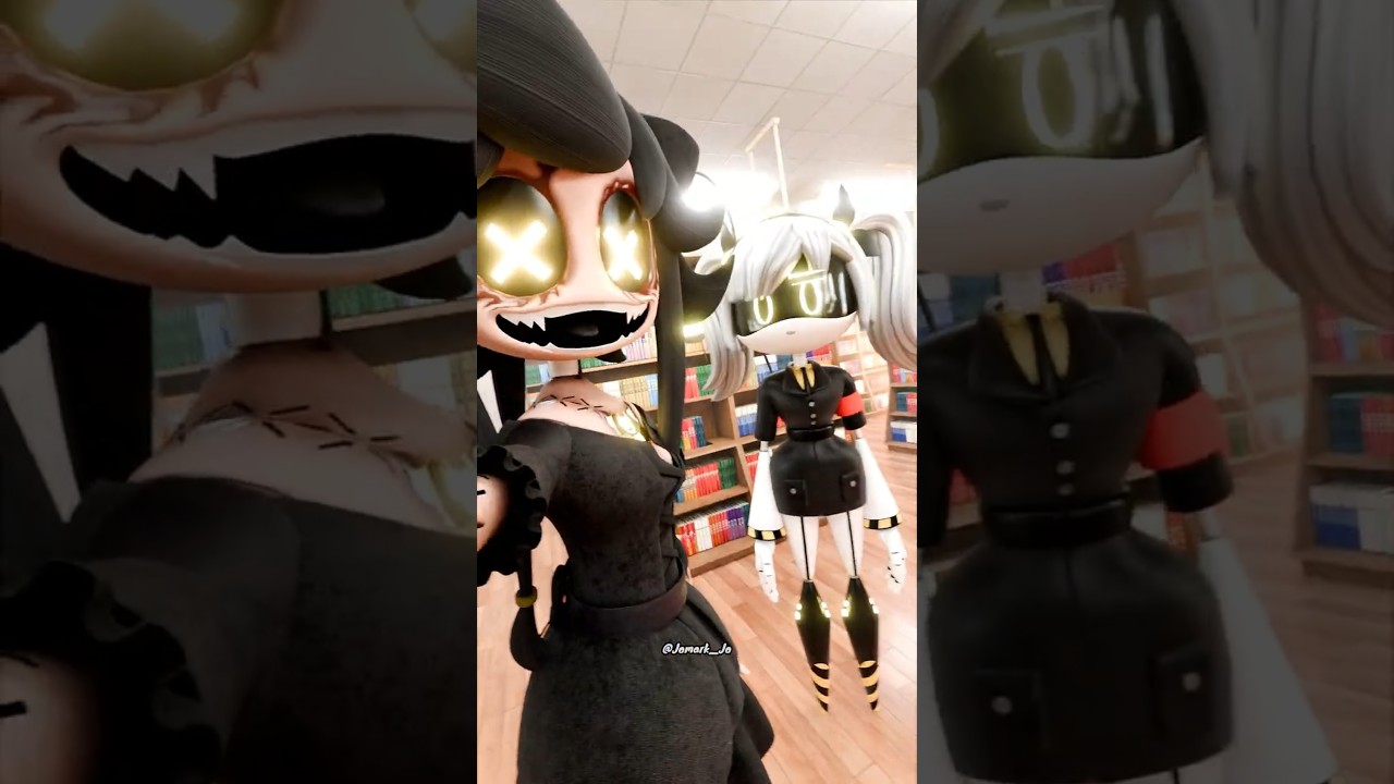 Cyn & J's Library Adventure π | Murder Drones Animation