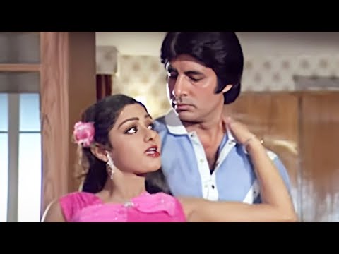 Amitabh Bachchan - Sridevi Romantic Song : Aaj Abhi Yahin | | Asha Bhosle, Kishore Kumar