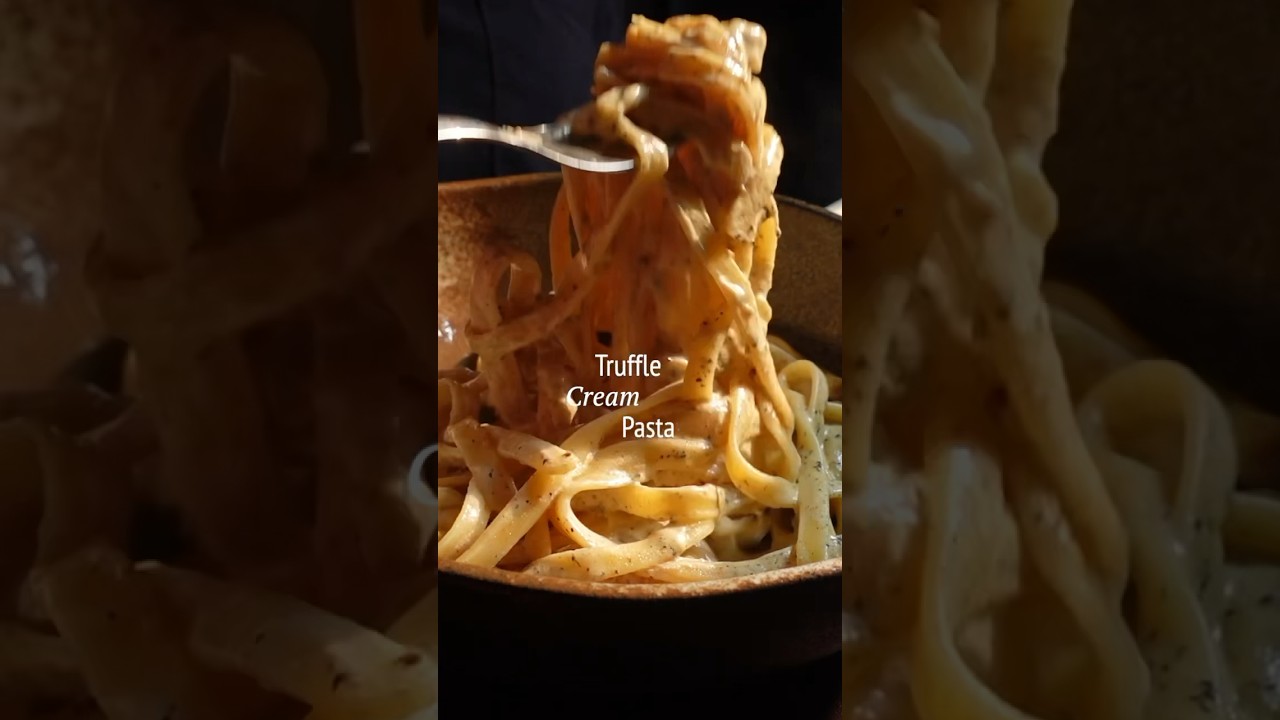 10 Quick Truffle Cream Pasta in 10 Minutes 🍝