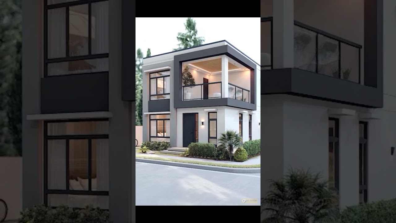 2 Modern 2-Storey House Design 🏡