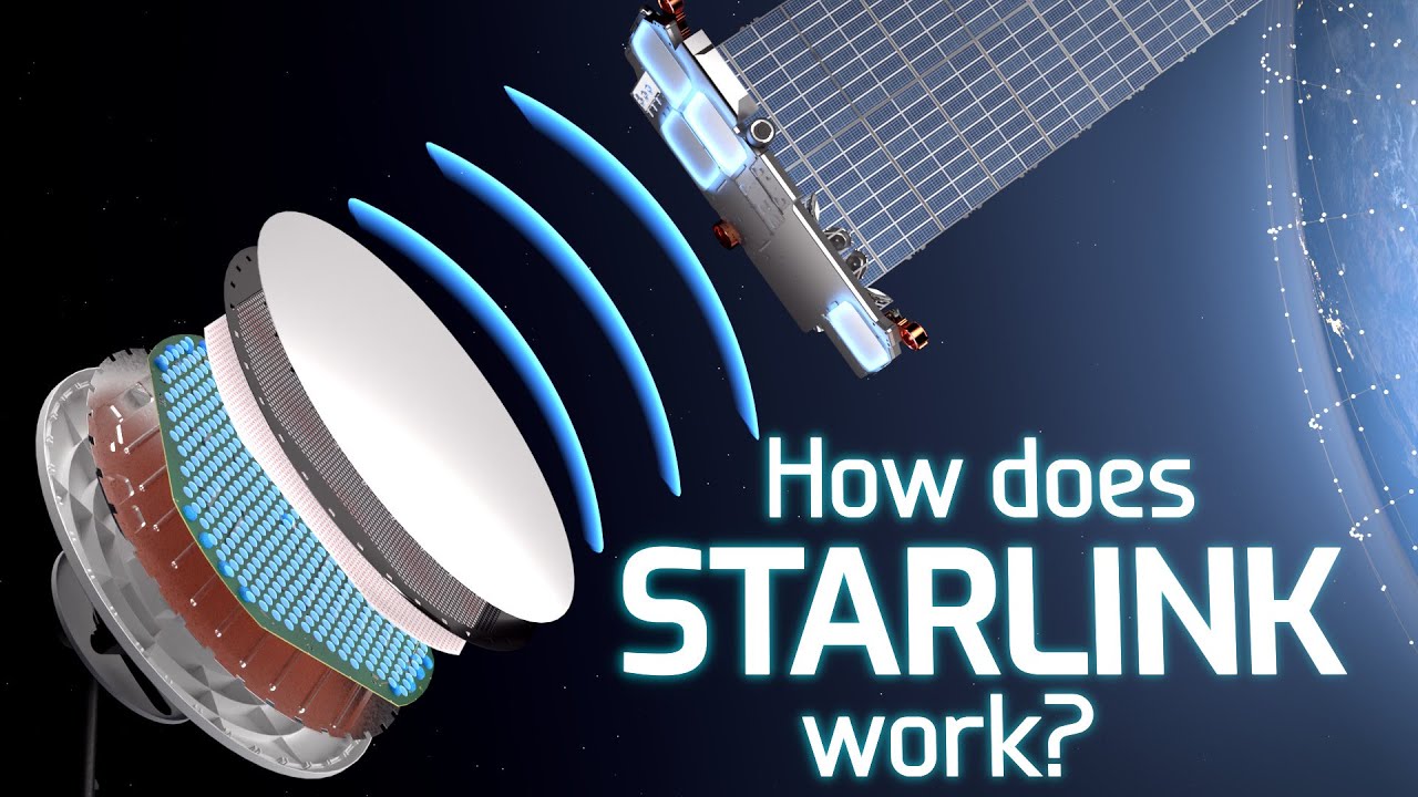 How Starlink Satellite Internet Works 🌐