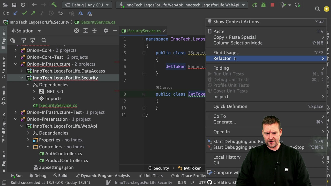 Distributed Programming Fullstack 2021 | S3P5 | Security: Implementing a SecurityService