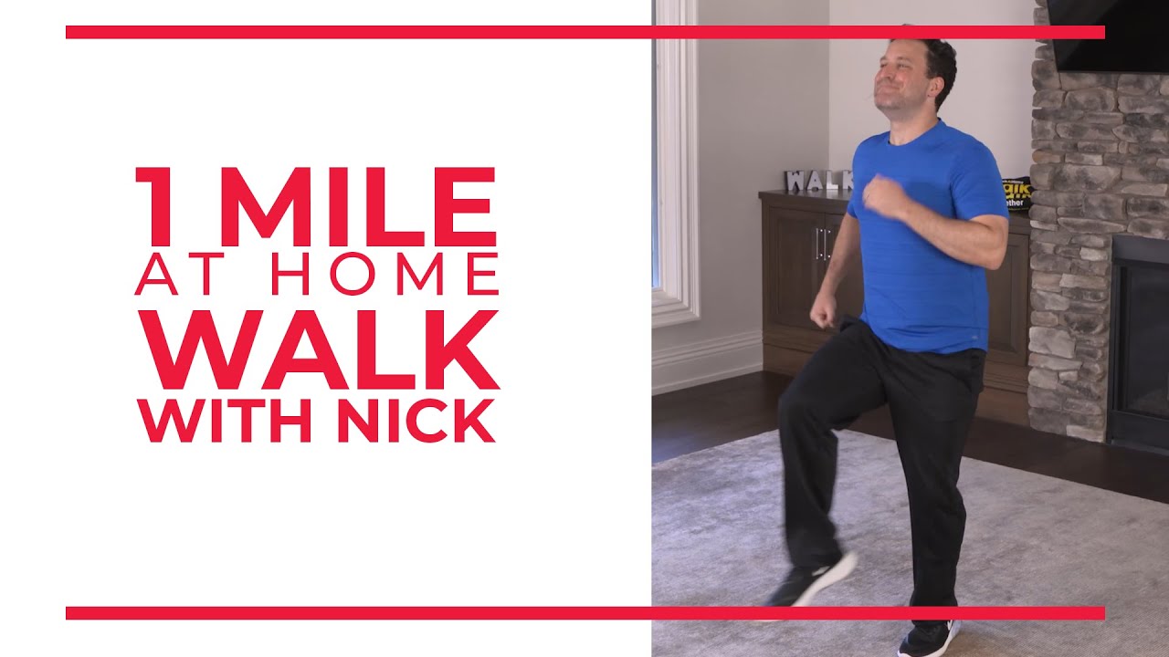1-Mile At-Home Walk with Nick 🚶‍♂️