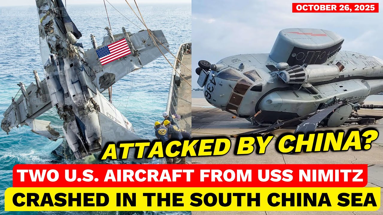 US Fighter Jet & Helicopter Crash Near West Philippine Sea ✈️
