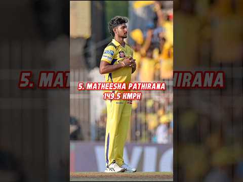 Top 10 Fastest Balls in IPL 2025💥💥 #csk #rcb #kkr #mumbaiindians #rajasthanroyals #ipl2025 #tataipl