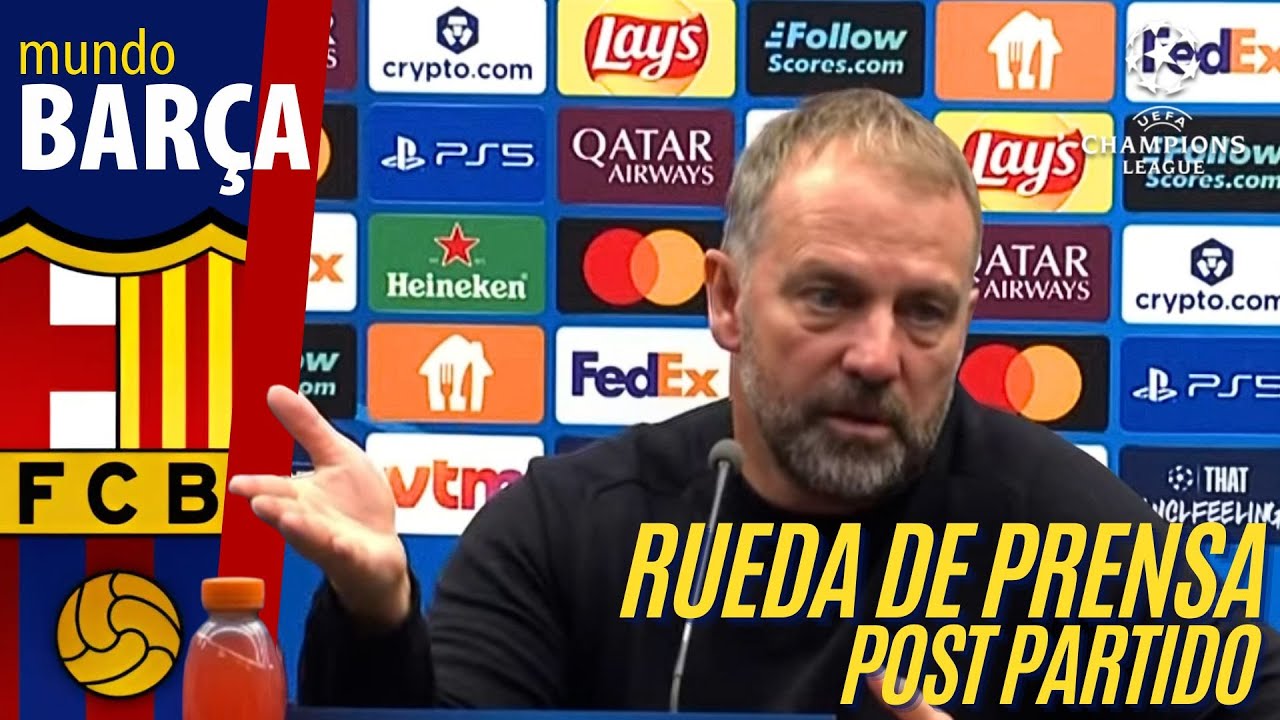 Hansi Flick reafirma la filosofĂa del FC Barcelona tras empate contra Brujas