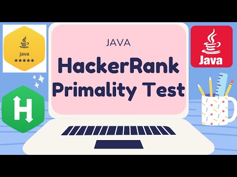 HackerRank | Java | Primality Test | Certification | Gold Badge