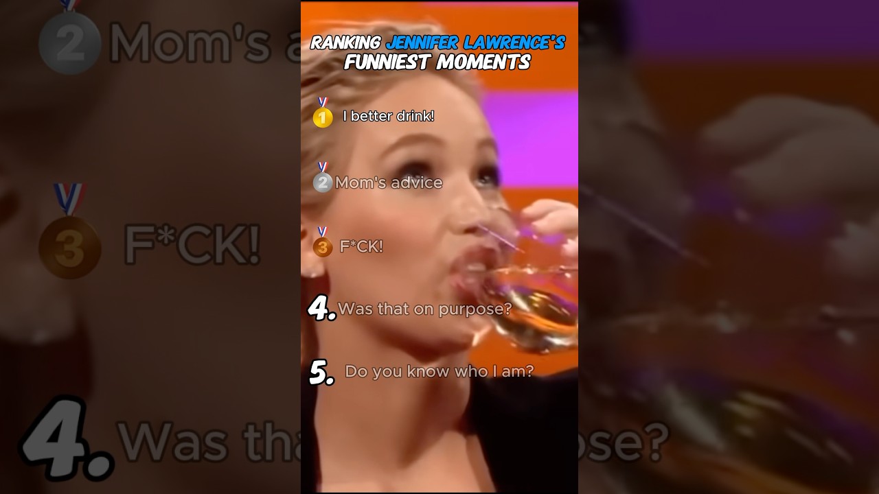 Jennifer Lawrence's Funniest Moments 😂