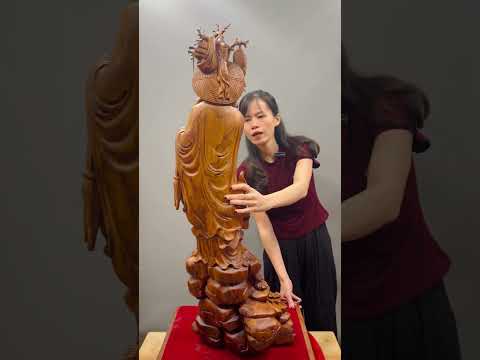 Giới thiệu tác phẩm Đạt ma khất thực gỗ sưa đỏ bắc!!!