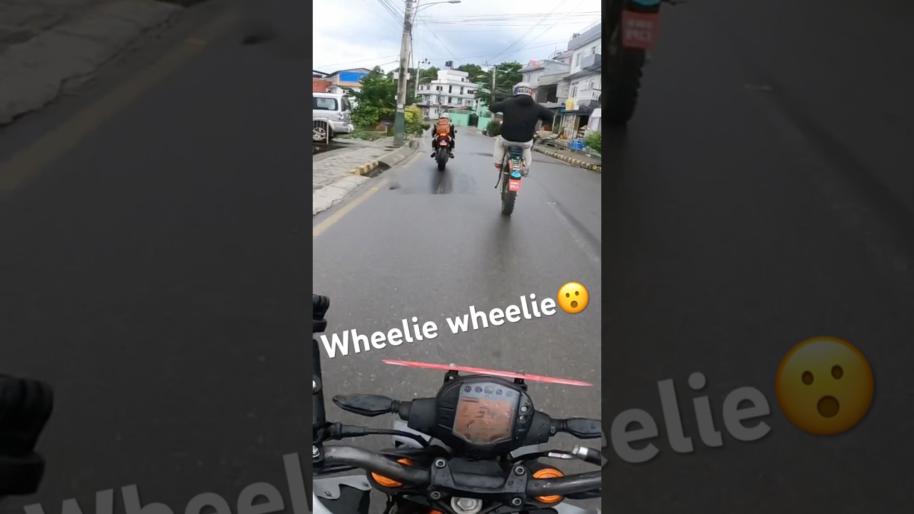 Wheelie on Rieju 450 with Super Sound 🎵