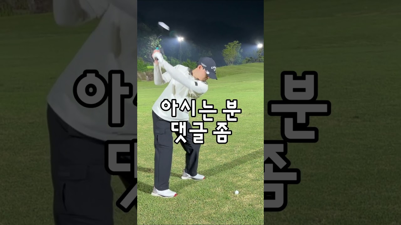 핀이 훅라이 #golf #골프 #필드골프