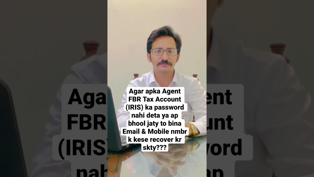 How to Recover Your Tax Account Password (IRIS) Without Email or Mobile Number