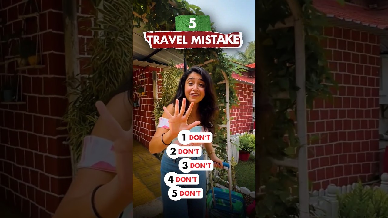 TOP 5 Top 5 Travel Mistakes to Avoid in 2024 ✈️