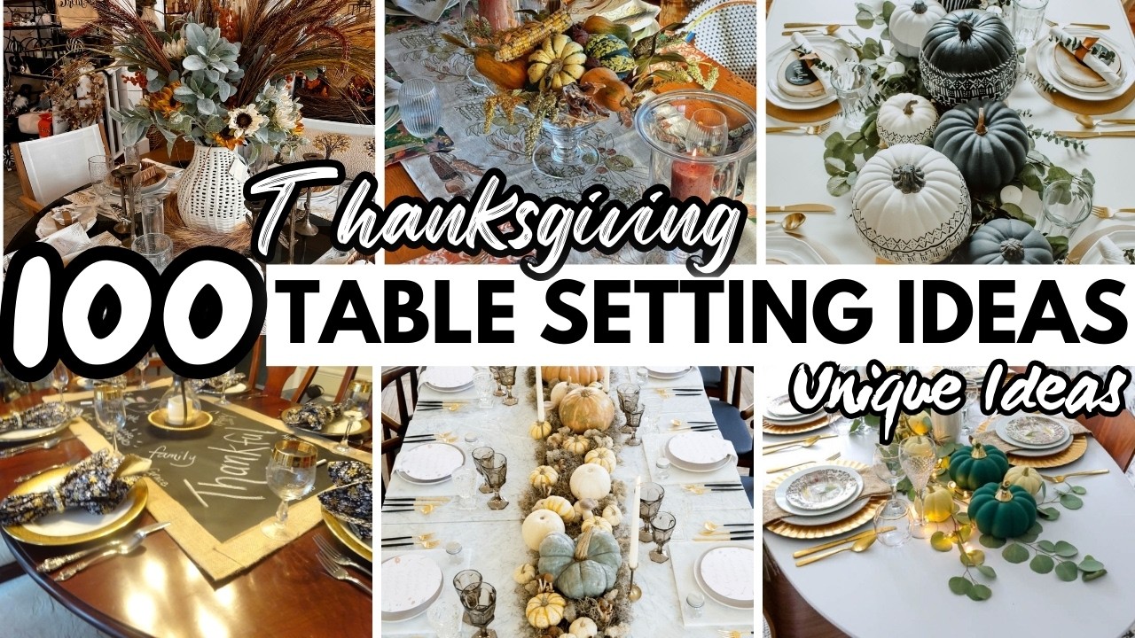 Modern Thanksgiving Table Setting Ideas 2025 ✨
