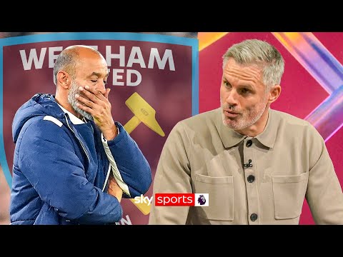 "SHOCKING." | Jamie Carragher SLAMS West Ham as struggles continue