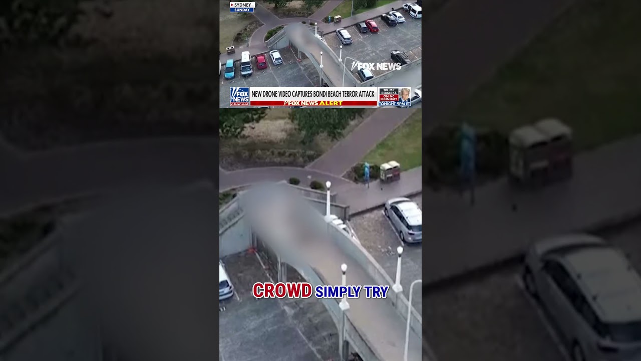 NEW: Drone footage shows Bondi Beach terror attack #foxnews #news #us #fox