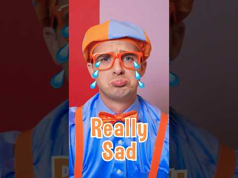 🤩 Understand BIG Feelings! 😄 Happy VS Sad 😭 with Blippi! #shorts