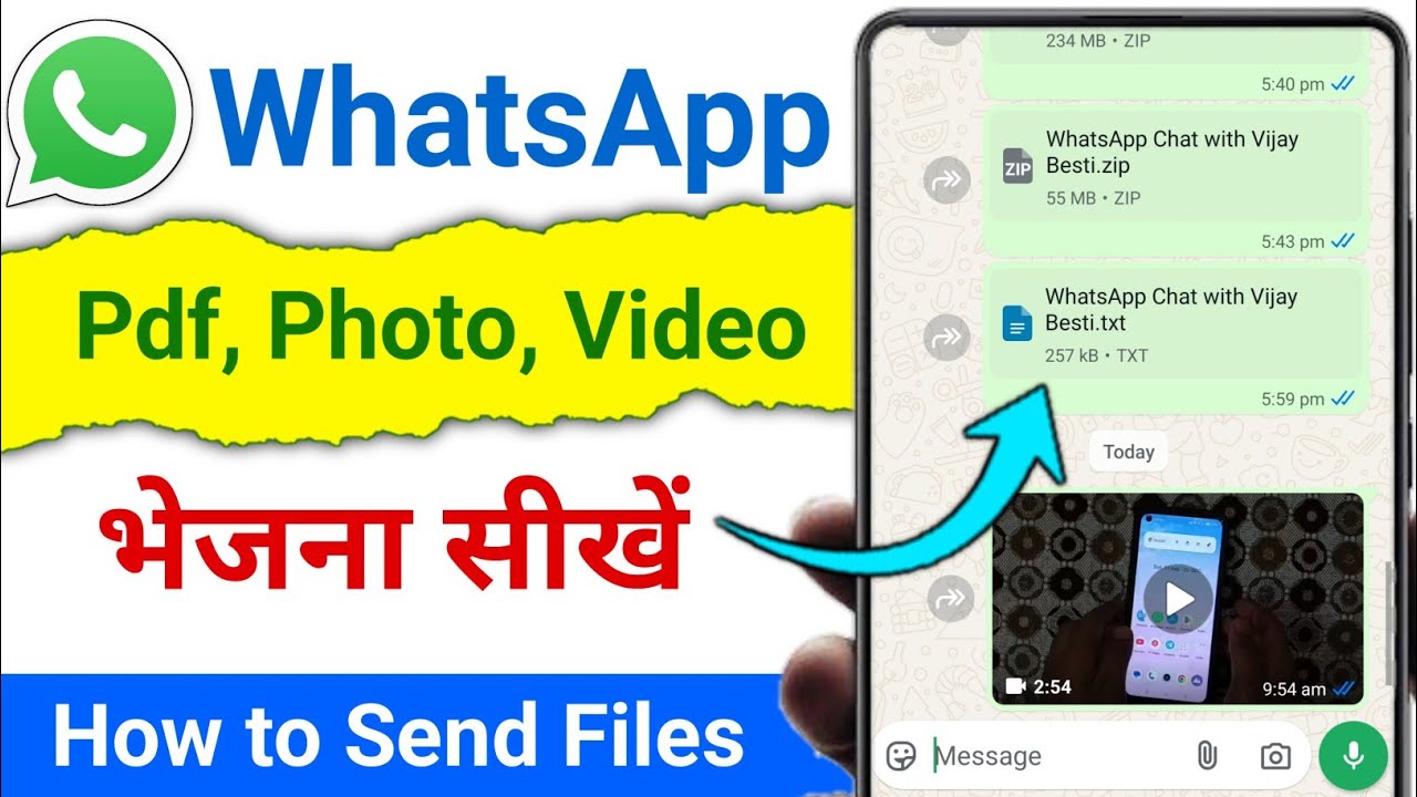WhatsApp Par PDF File Kaise Bheje? Step-by-Step Guide π±