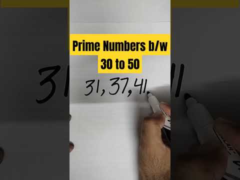 Prime Numbers b/w 30 to 50 #viral #shorts #math #trending #viralvideo #short #shortsfeed #viralreels